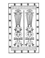 A coloring page of the old egypt